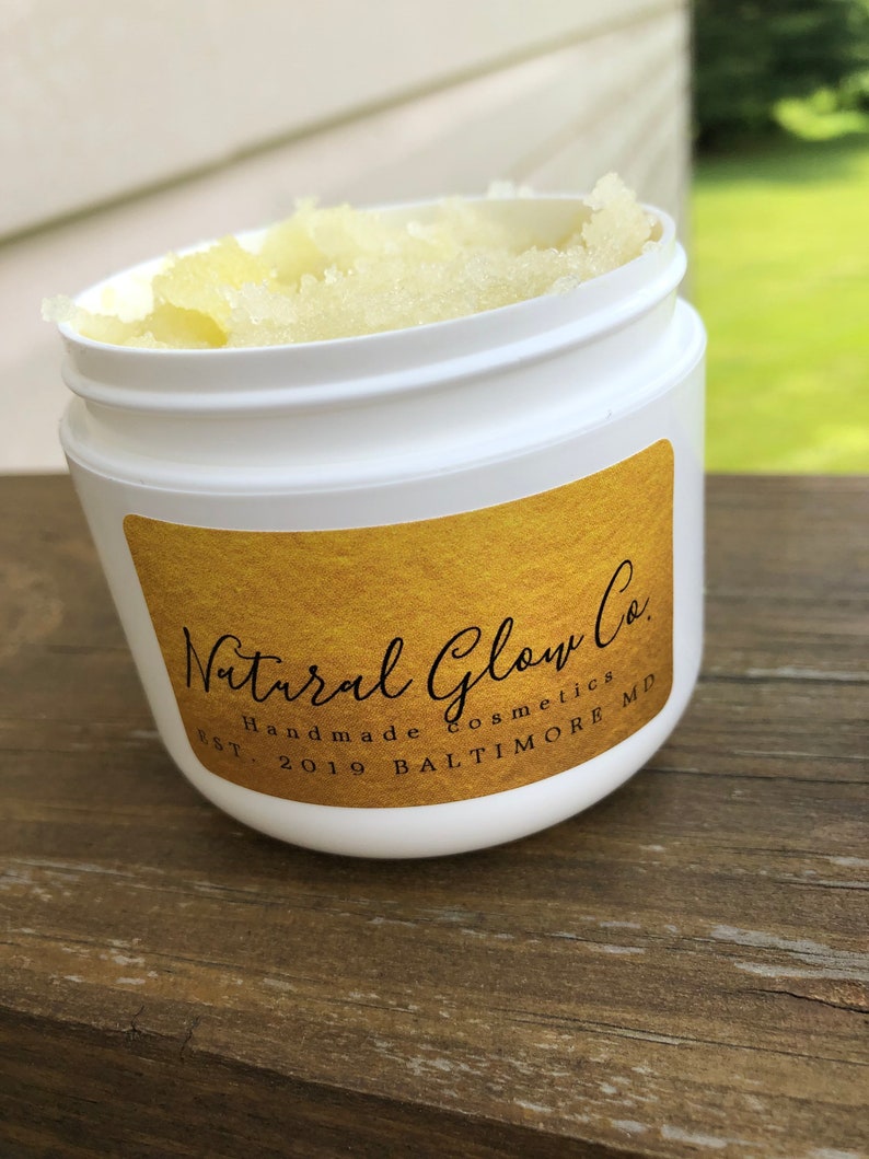 Natural Glow Scrub Exfoliating Sugar Scrub Etsy