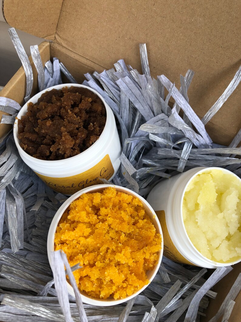 Natural Glow Scrub Exfoliating Sugar Scrub Etsy