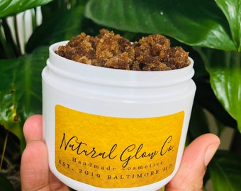 Glowing Radiance: All-Natural Exfoliating Sugar Scrub