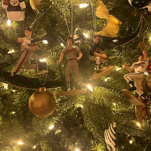Cal Ripken, Jr. Baltimore Orioles  Lot of 4 Christmas Custom Made Ornament Figures