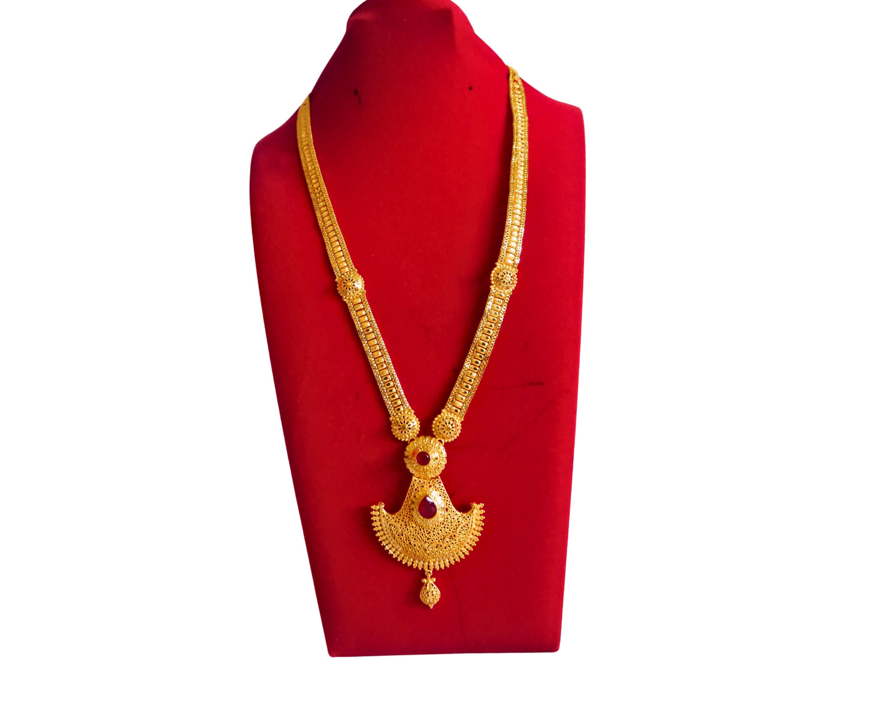 Pendant Necklace Brass Traditional South Indian Temple Jewellery MSK 12 at  Rs 2860/piece in Mumbai