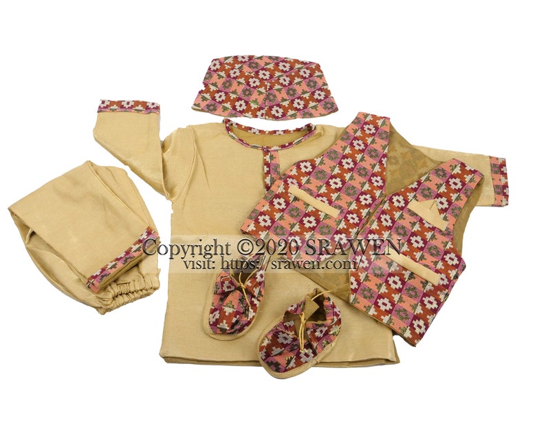 Dhaka Pasni Dress for Baby Boy /baby Weaning Ceremony Rice Etsy