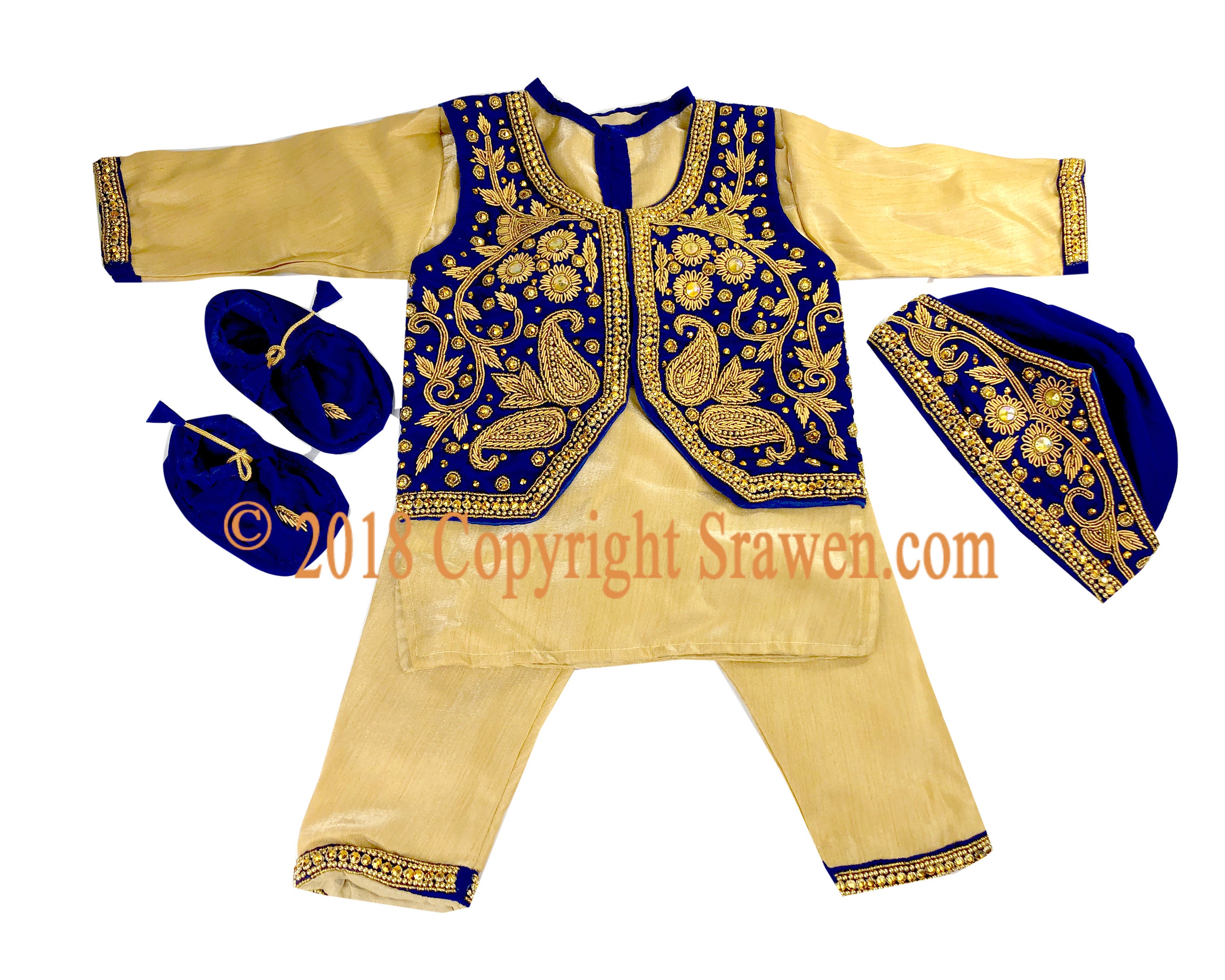 rice feeding ceremony dress for boy