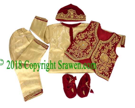 annaprasana dress for baby boy