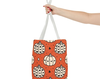 Herbst Kürbis Canvas Einkaufstasche, süße Herbst Accessoires, einzigartige Halloween Einkaufstasche, umweltfreundliches Geschenk, stilvolle Strandtasche