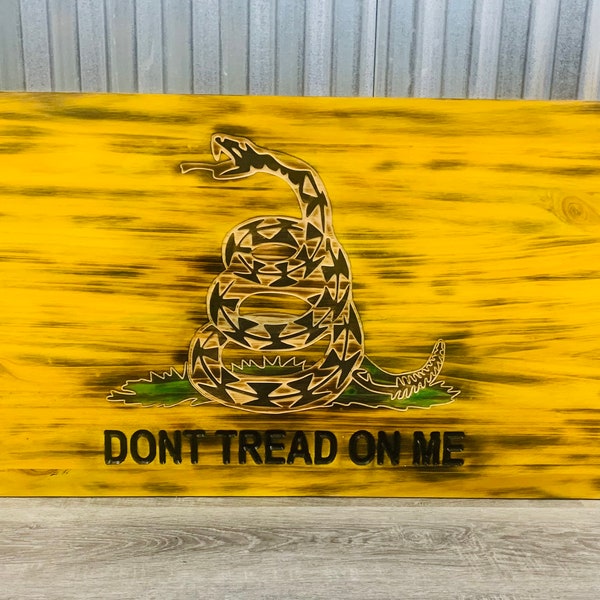 American and Gadsden Flag - Etsy