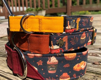 Pumpkin Spice dog collar