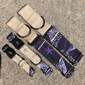 Eagle ray dog collar