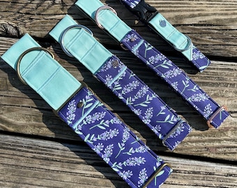 French lavender dog collar or leash