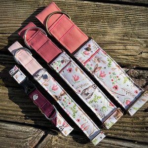 Bunnies in the garden Easter dog collar