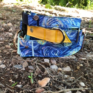Starry night dog collar or leash