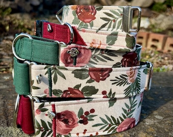 Dusty Rose dog collar