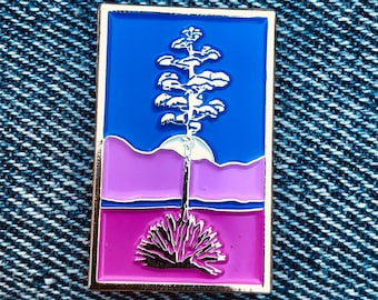 Agave Enamel Pin