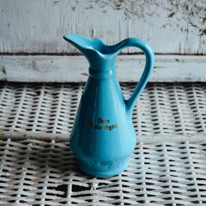 Schöne Mid Century Türkis Krug Blau, Aqua, Vintage Krug, Ahornsirup Krug, Türkis Krug, Vintage Küche, Vintage Dekor