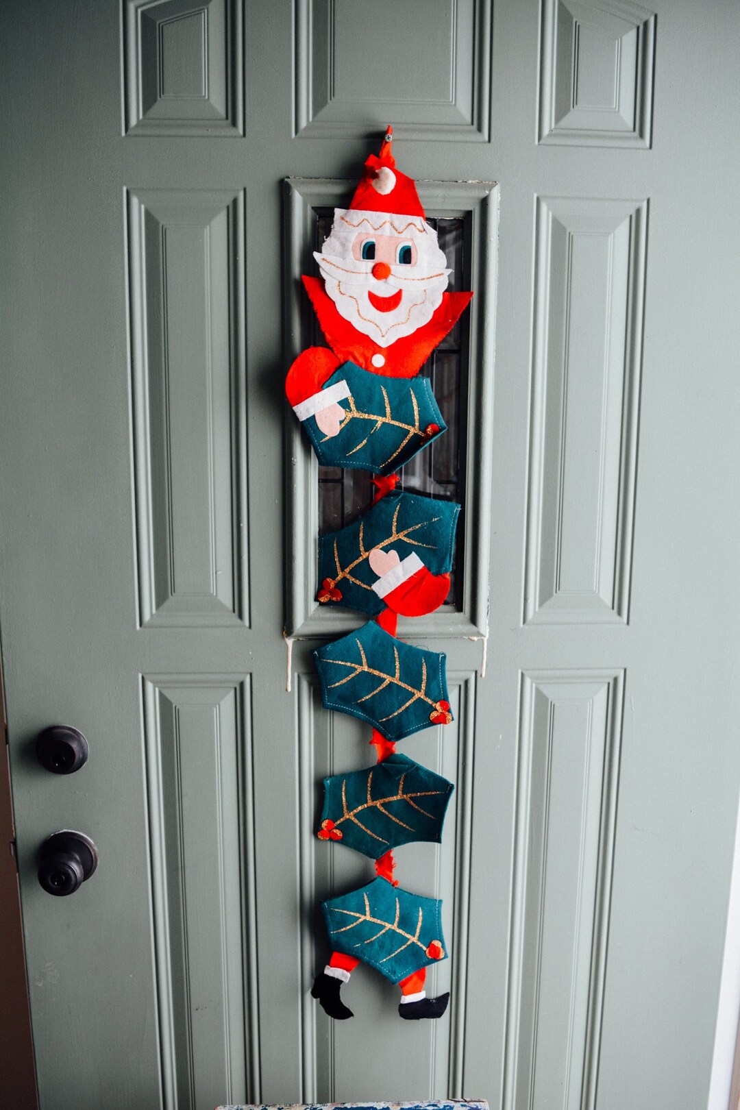 Vintage Christmas Card Holder 