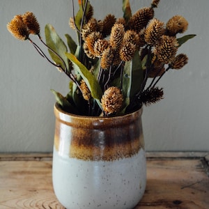 Vintage McCoy Made in USA Stoneware Planter, Vintage McCoy, McCoy Planter, Brown Stoneware Planter, McCoy Planter, Vintage Planters