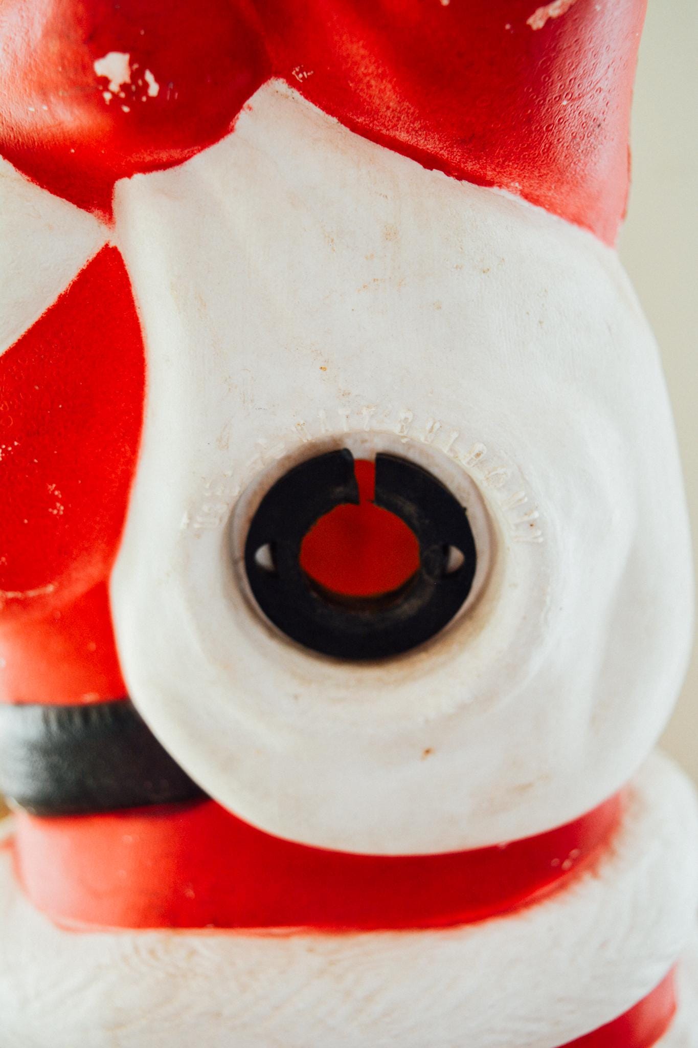Vintage General Foam Plastics Santa Blow Mold, Vintage Santa Blow