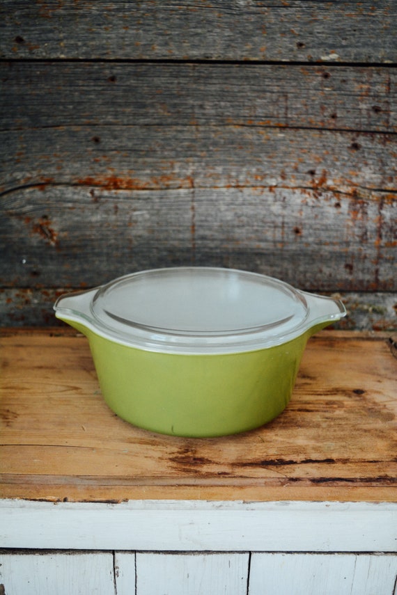 Pyrex 475B 2 1 2 Quart Verde Green Covered Dish With Glass Lid Round Pyrex Verde Green 2 1 2 Qt. Pyrex Dish Verde Green Pyrex Etsy