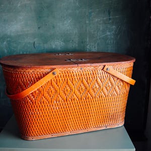 Vintage Redman Picnic Baskets - Etsy