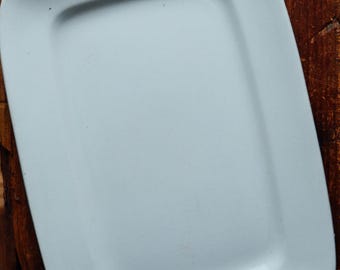 Antique White Ironstone Platter, Royal Ironstone China, Alfred Meakin England