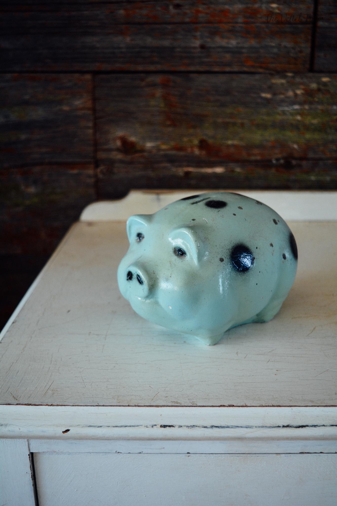 Chalkware Pig - Etsy