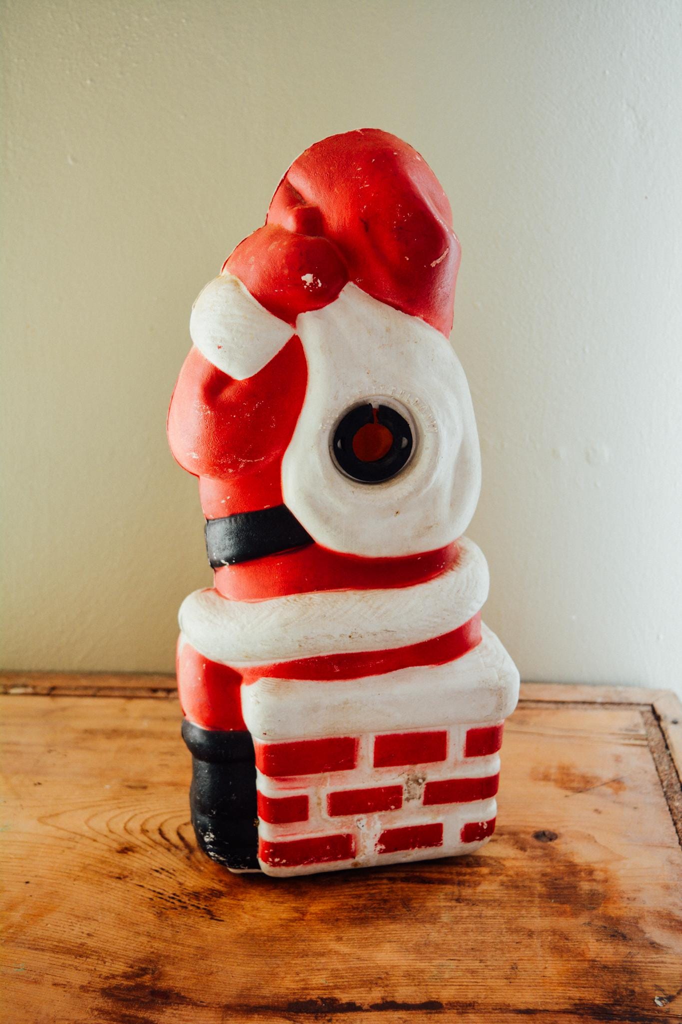 Vintage General Foam Plastics Santa Blow Mold, Vintage Santa Blow