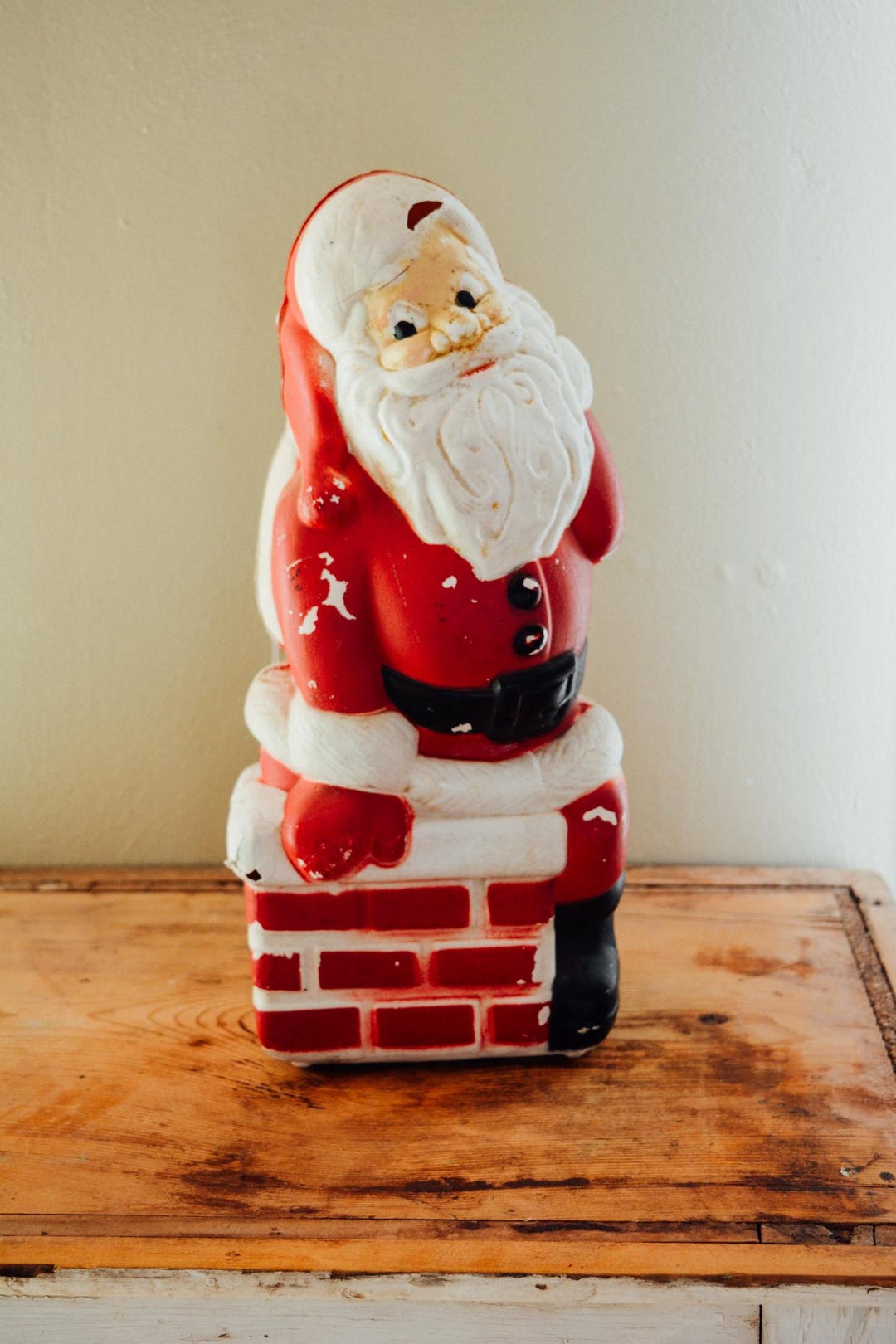 Vintage Santa Blow Moldnull