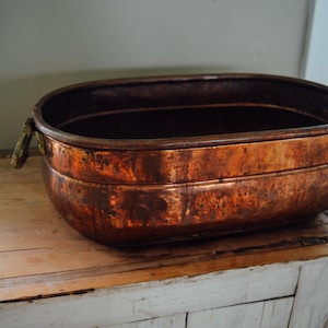 Antique Copper EUROPEAN PAN, Antique Copper, Copper Decor, Antique Copper