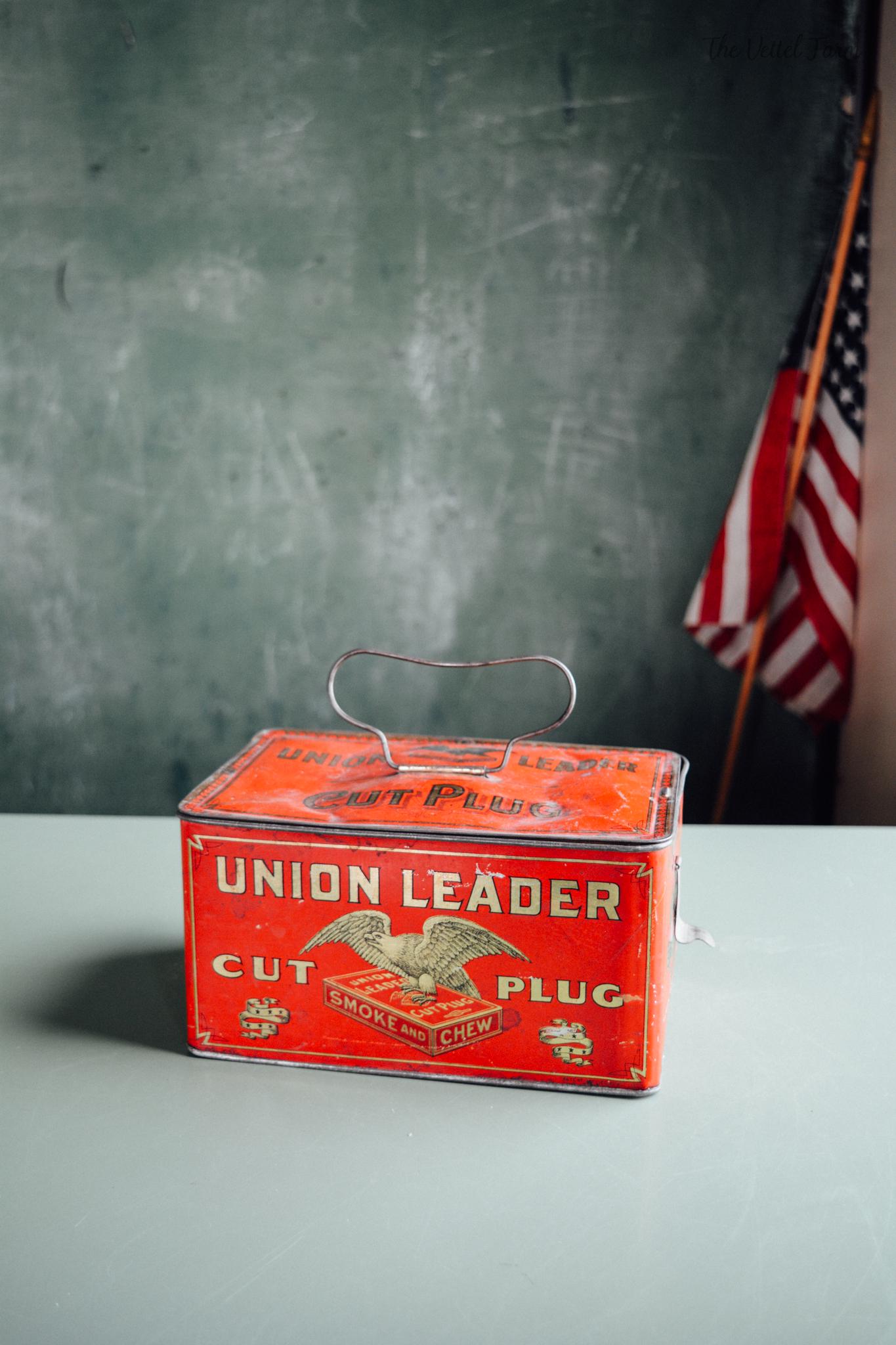 Union Leader Tobacco Tin - Etsy