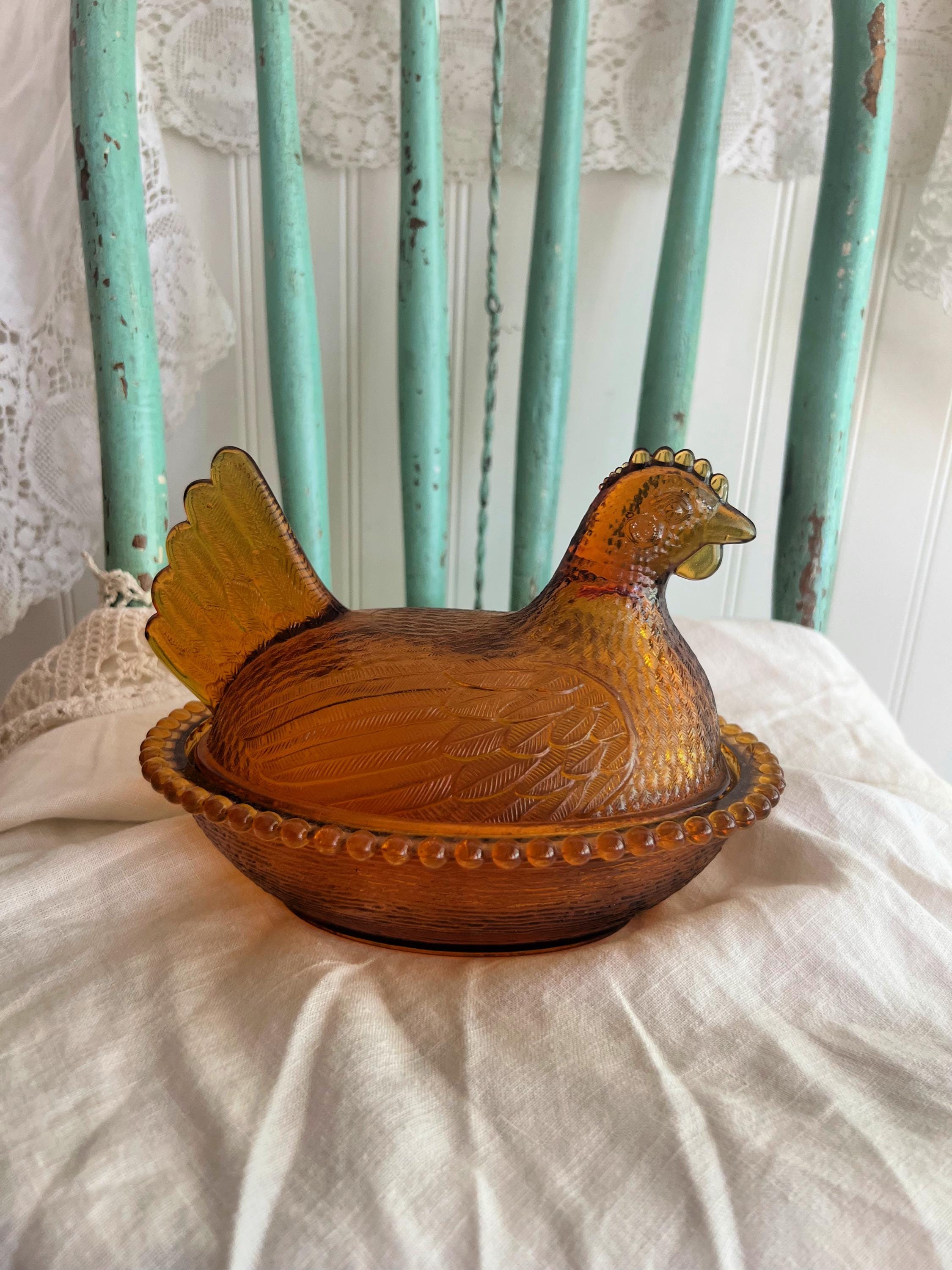 Amber Hen on Nest - Etsy
