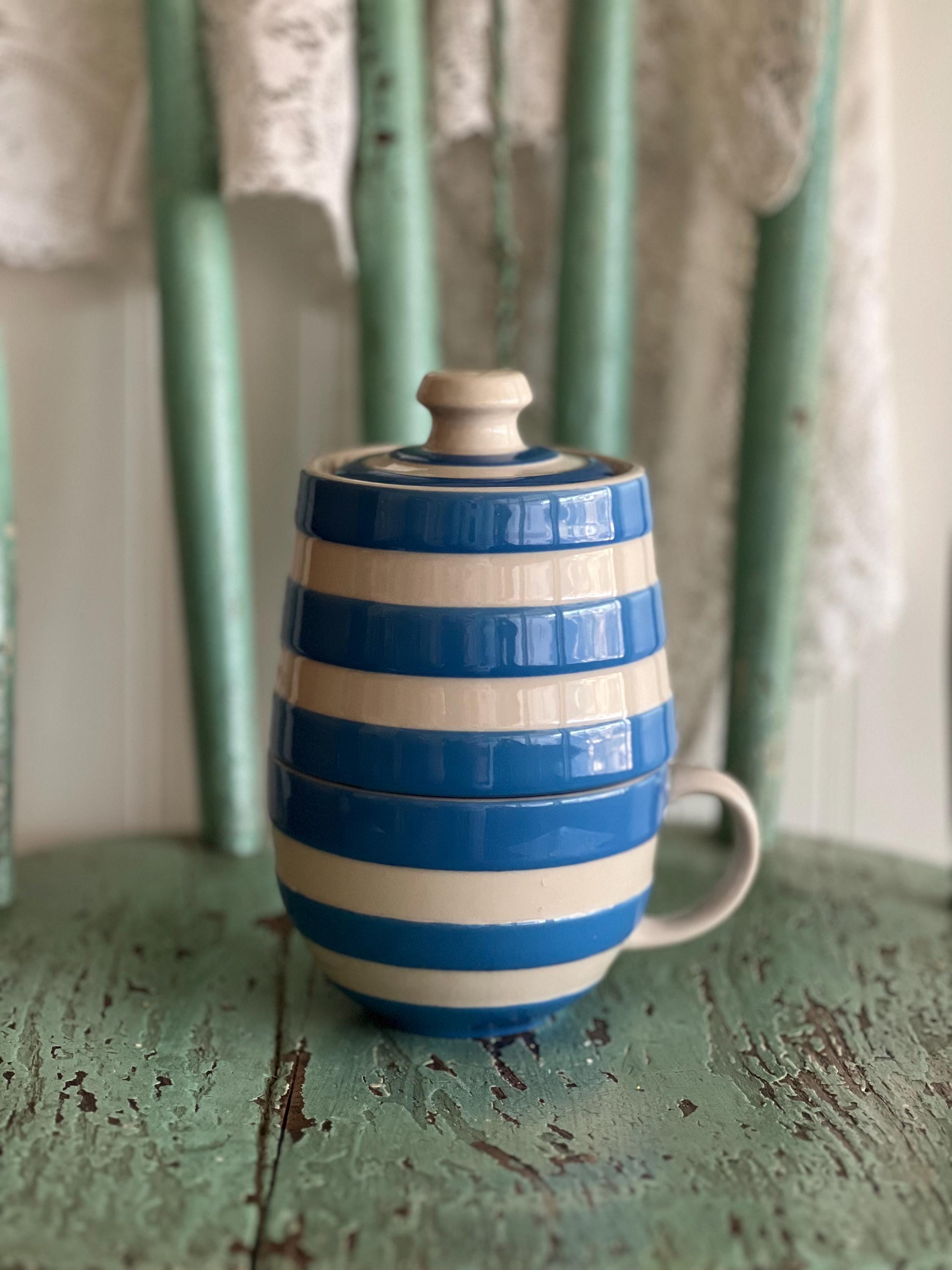 T.G.グリーン コーニッシュウエア ティーポットTg green cornishware
