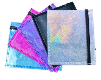 Vaccination Cardholders - Holographic Vinyl | vaccine card holder, vaccine card protector, covid card cover, holographic card case sleeve