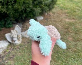 Crochet Sea Turtle Plushie, Crochet Sea Turtle, Amigurumi Sea Turtle ...