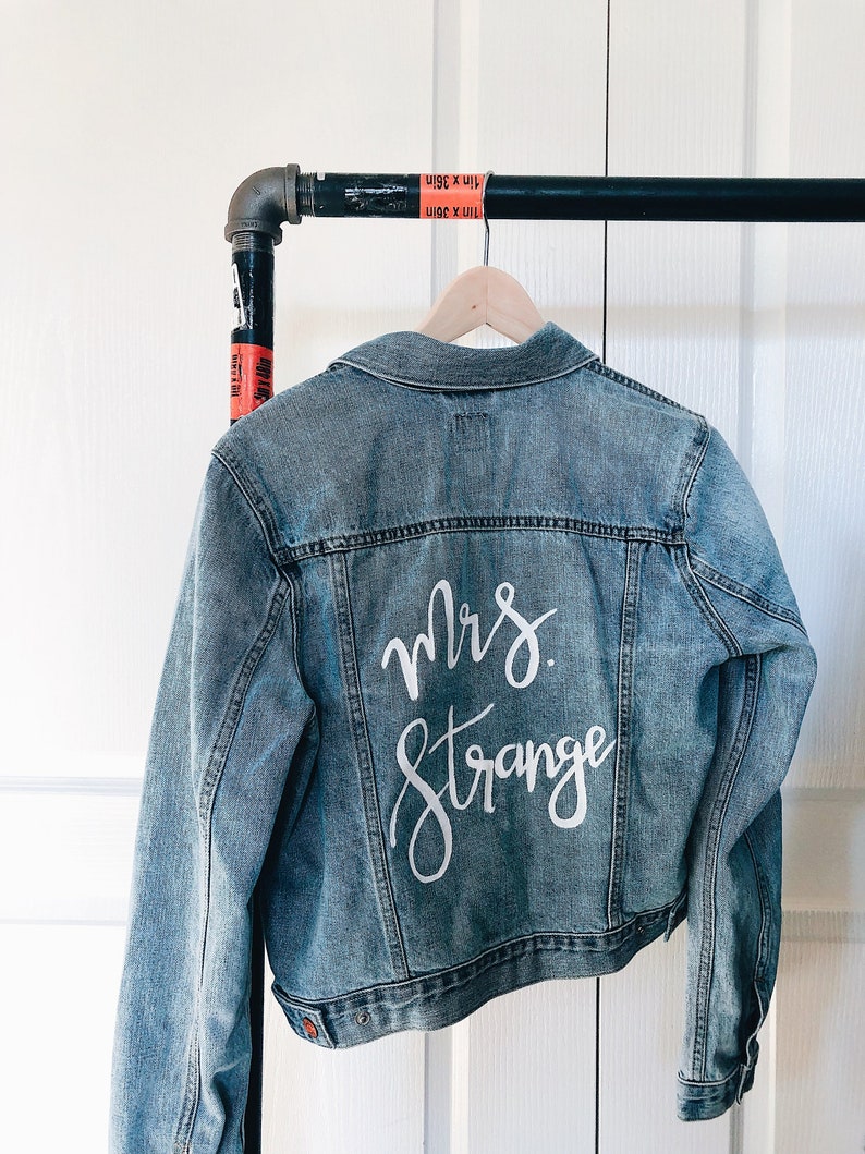 Personalized Denim Jacket Etsy