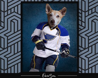 stl blues dog jersey