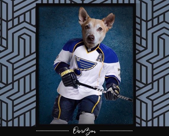 custom dog hockey jersey