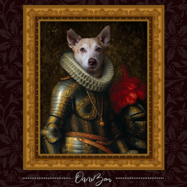 Knight Dog Costume Etsy