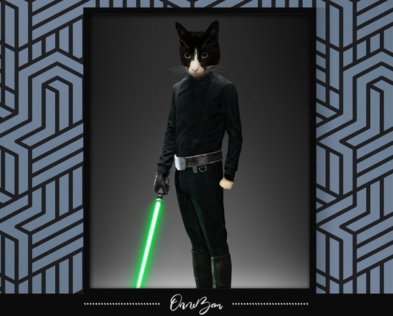 Custom Star Wars Pet Portarit Custom Pet Portrait Custom Etsy Ireland
