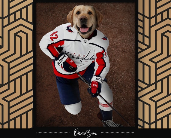 custom dog hockey jersey