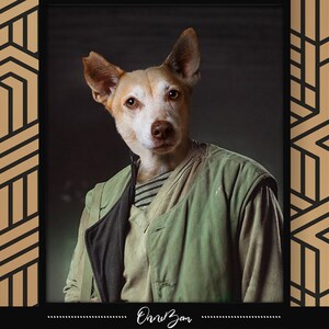 Retrato personalizado de animal de estimação. Retrato de animal personalizado. Ideias exclusivas para presentes. Idéias para presentes para amantes de animais de estimação. Memorial dos animais de estimação. Decorações de casa. EtcV1