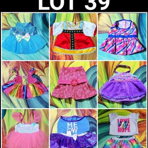 Build A Bear Dress Outfit Tulle Promise Pets Pinafore Teddy Bear Clothes Lot 39