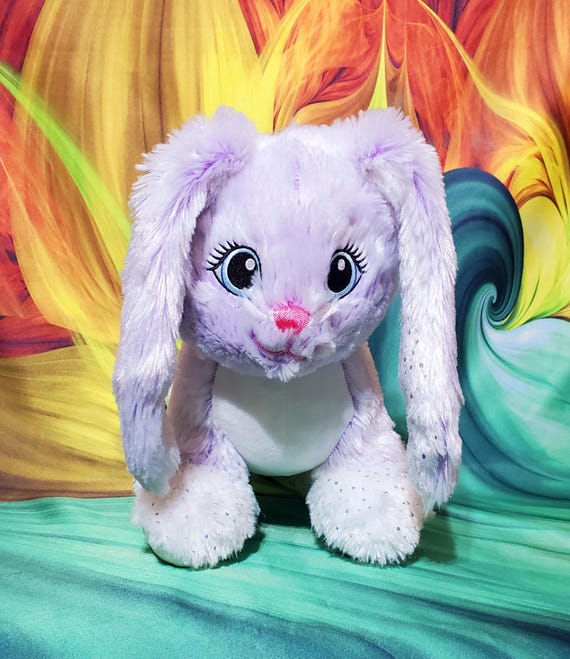 Build A Bear SUGAR PLUM Merry Mission Mint Easter Bunny Purple 12