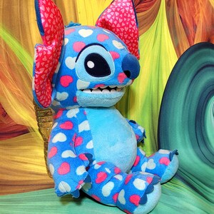 Build A Bear Valentines Day Hearts Disney Lilo & STITCH 14" Stuffed Plush Toy bild 5