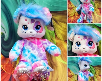 NEW Build-A-Bear Workshop We Wear Cute Emma Retro Teddy 16" Stuffed Plush