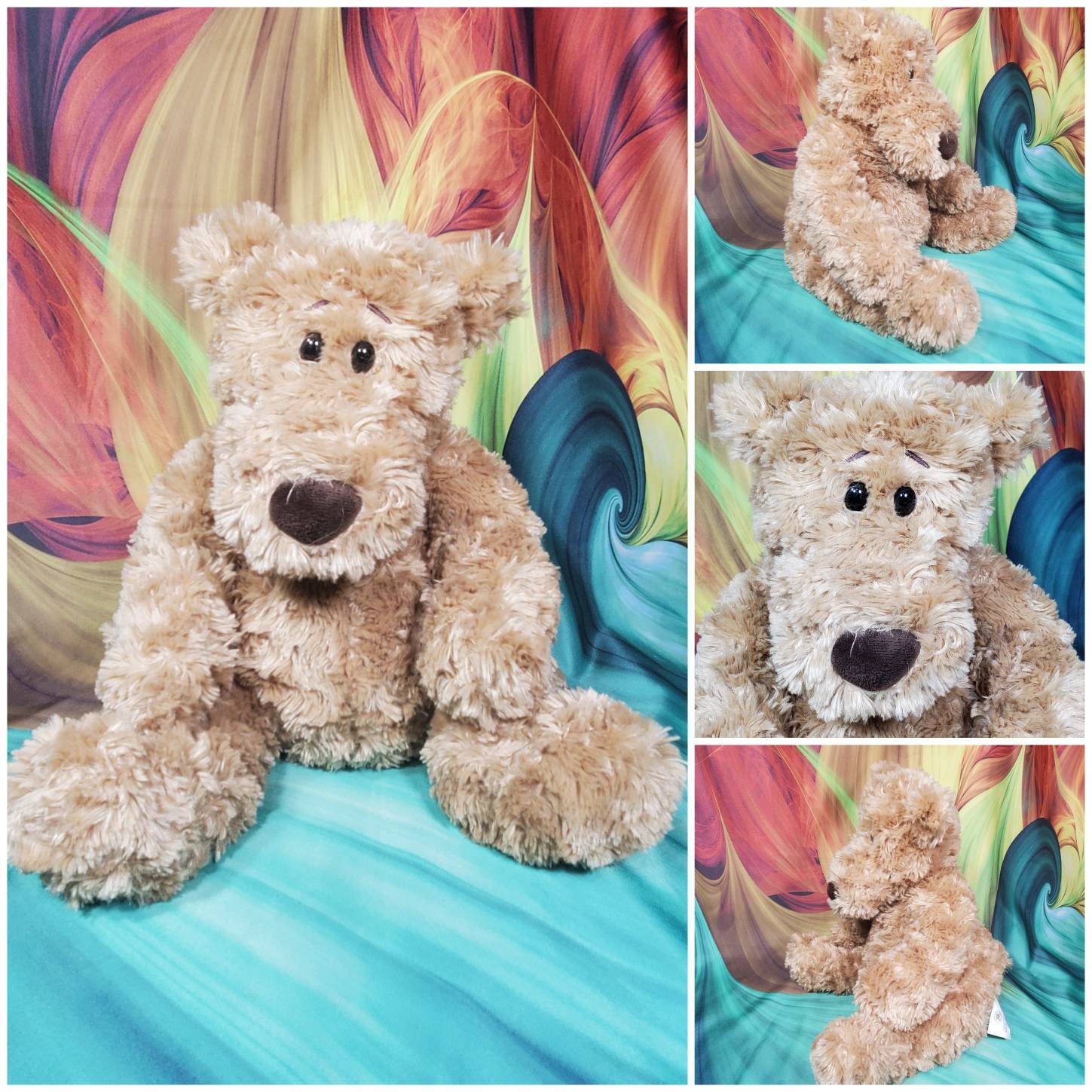 RARE Build A Bear Big Hugs Retired 2006 Plush Brown Teddy Stuffed