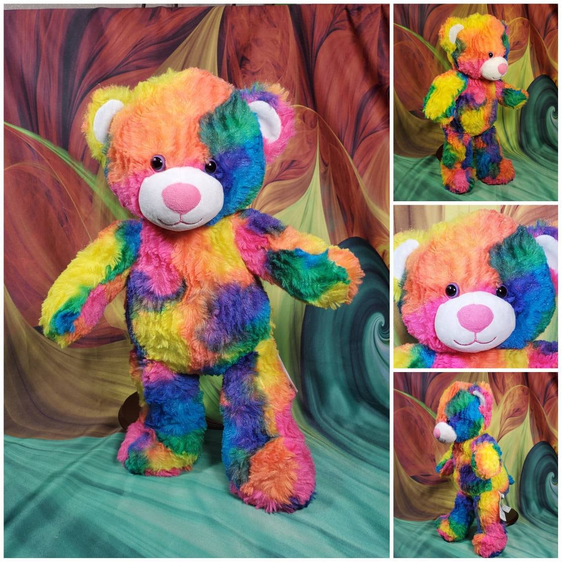 New Build a Bear Teddy Bear Accessory Sugar N Sparkle Rainbow Scent Disc 