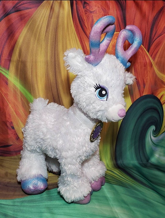 white reindeer plush