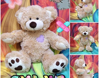 Build a Bear Workshop Patches Teddy 16