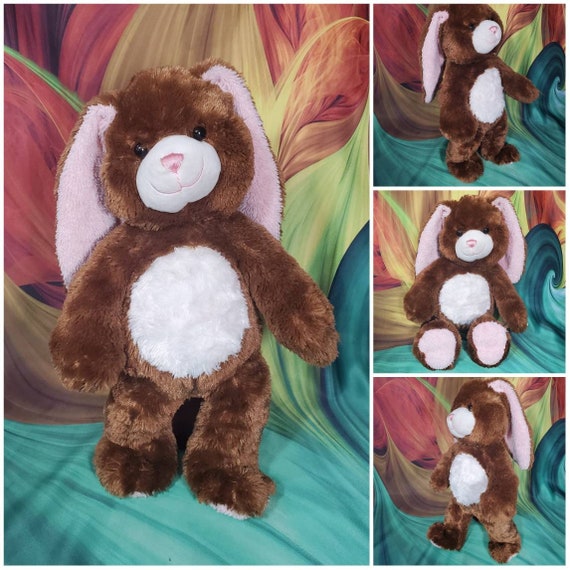 Build a Bear Pawfectly Huggable Brown Bunny Rabbit Plush W/ - Etsy