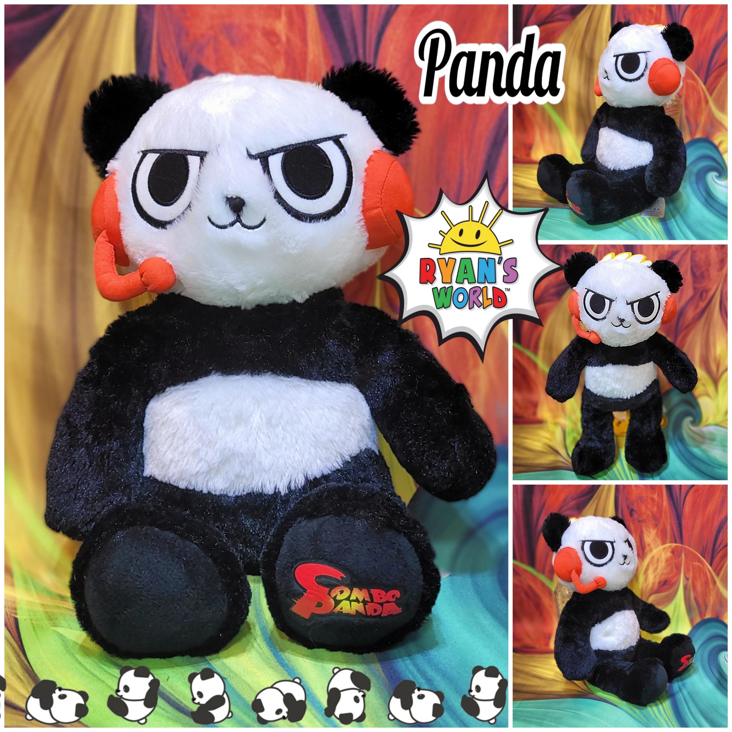 Build A Bear Workshop Combo Panda Ryan's World 16” Stuffed Black